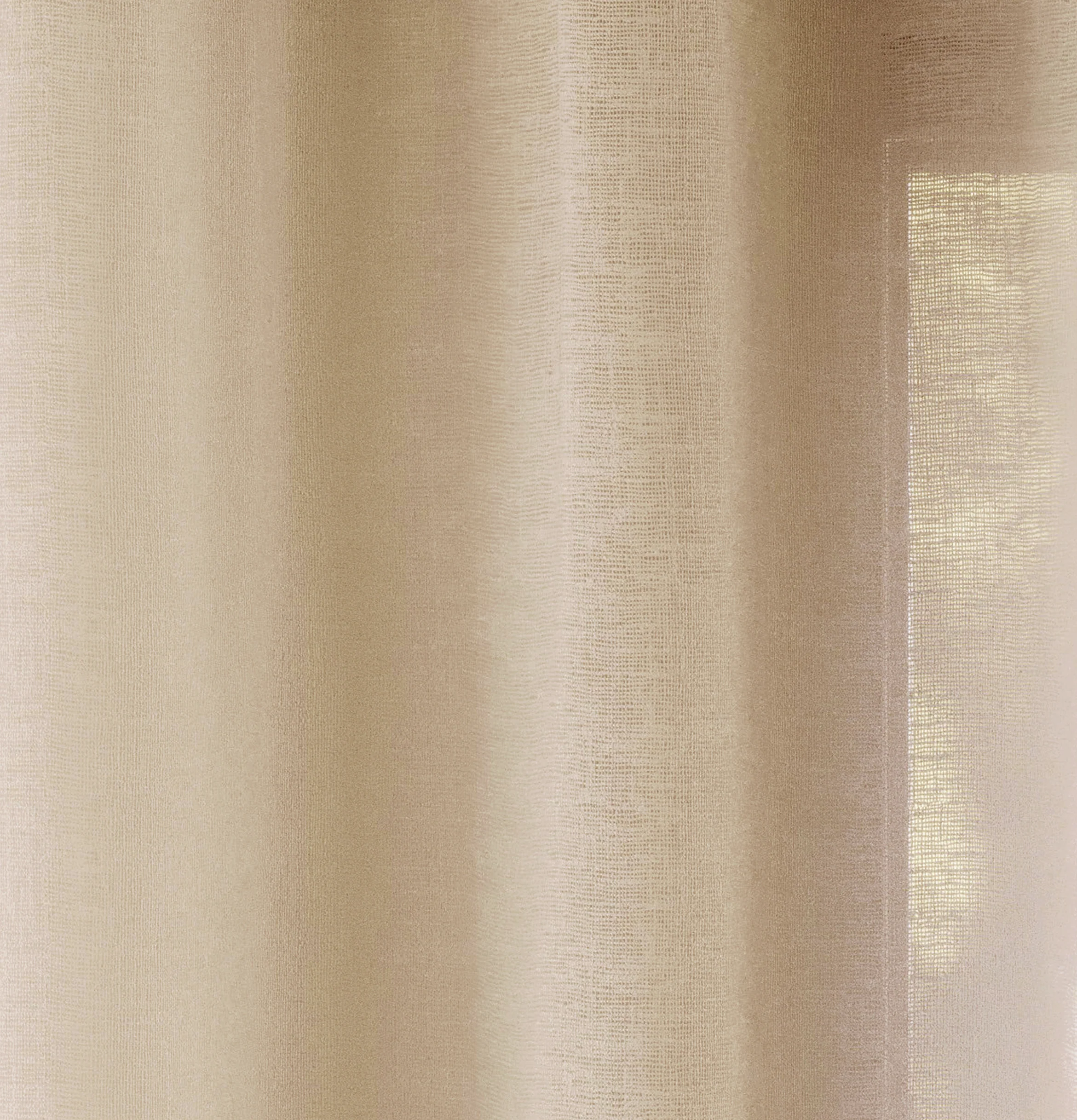 Rhodes Natural Linen-Look Sheer Voile Panels Pair - Image 3