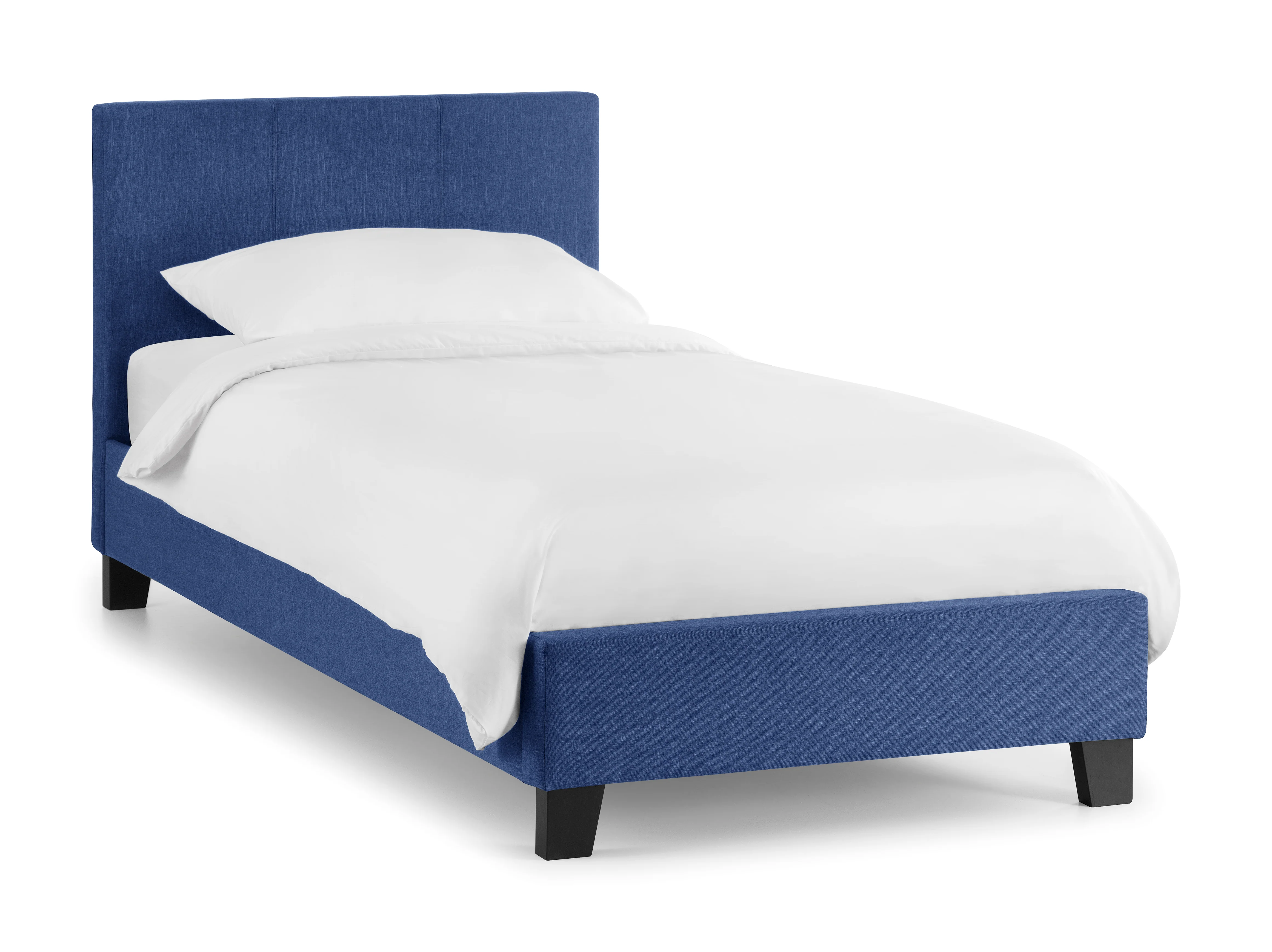 Rialto 90cm Single Bed -Blue Linen