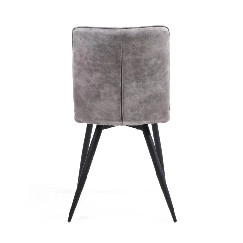 Rodeo Suede Effect Dark Grey Dining Chair - Image 12