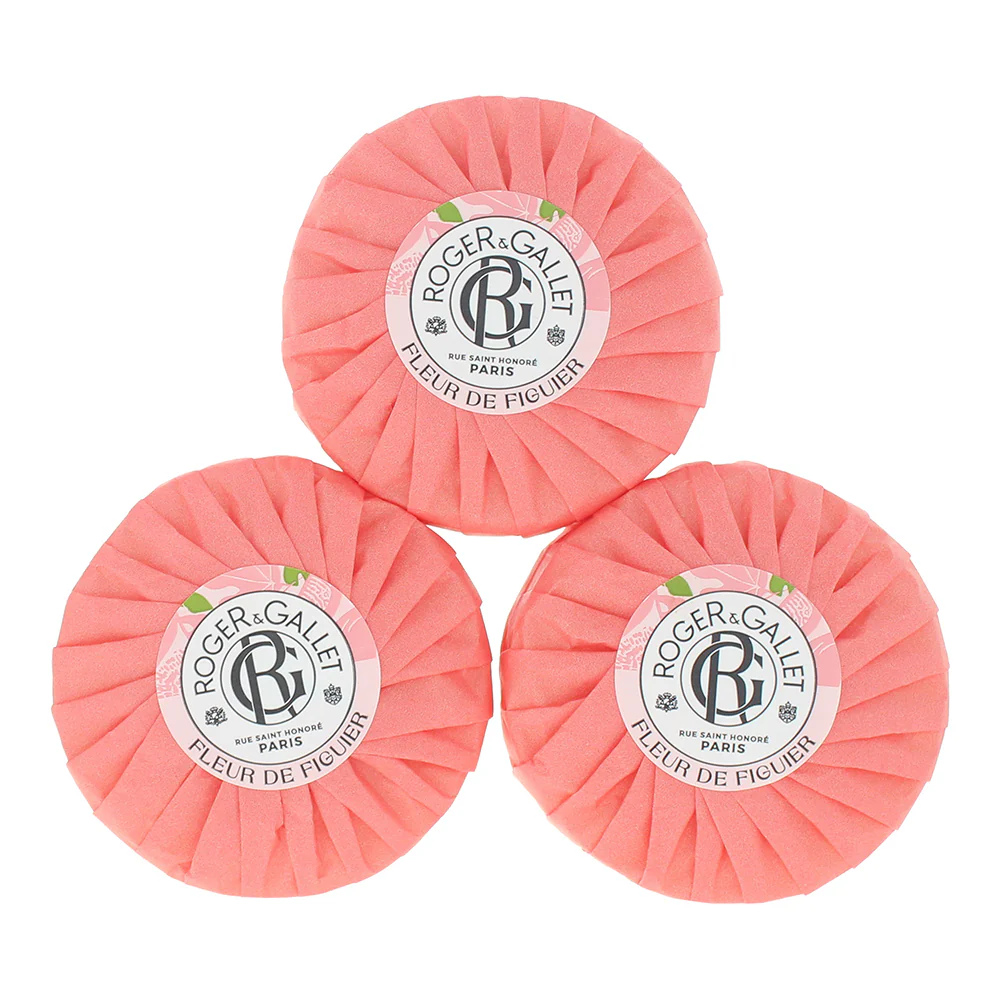 Roger & Gallet Fleur De Figuier 3 x Soap 100g - Image 2