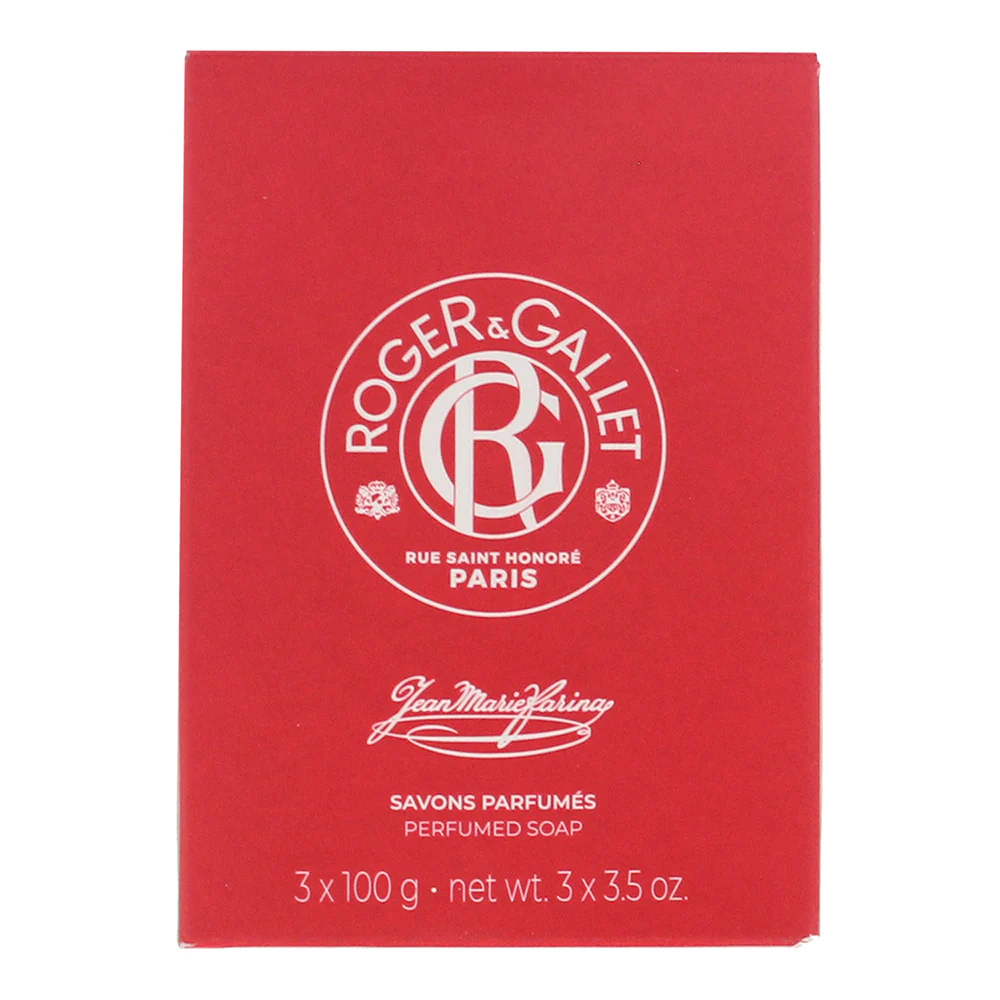 Roger & Gallet Jean Marie Farina 3 x Soap 100g - Image 3