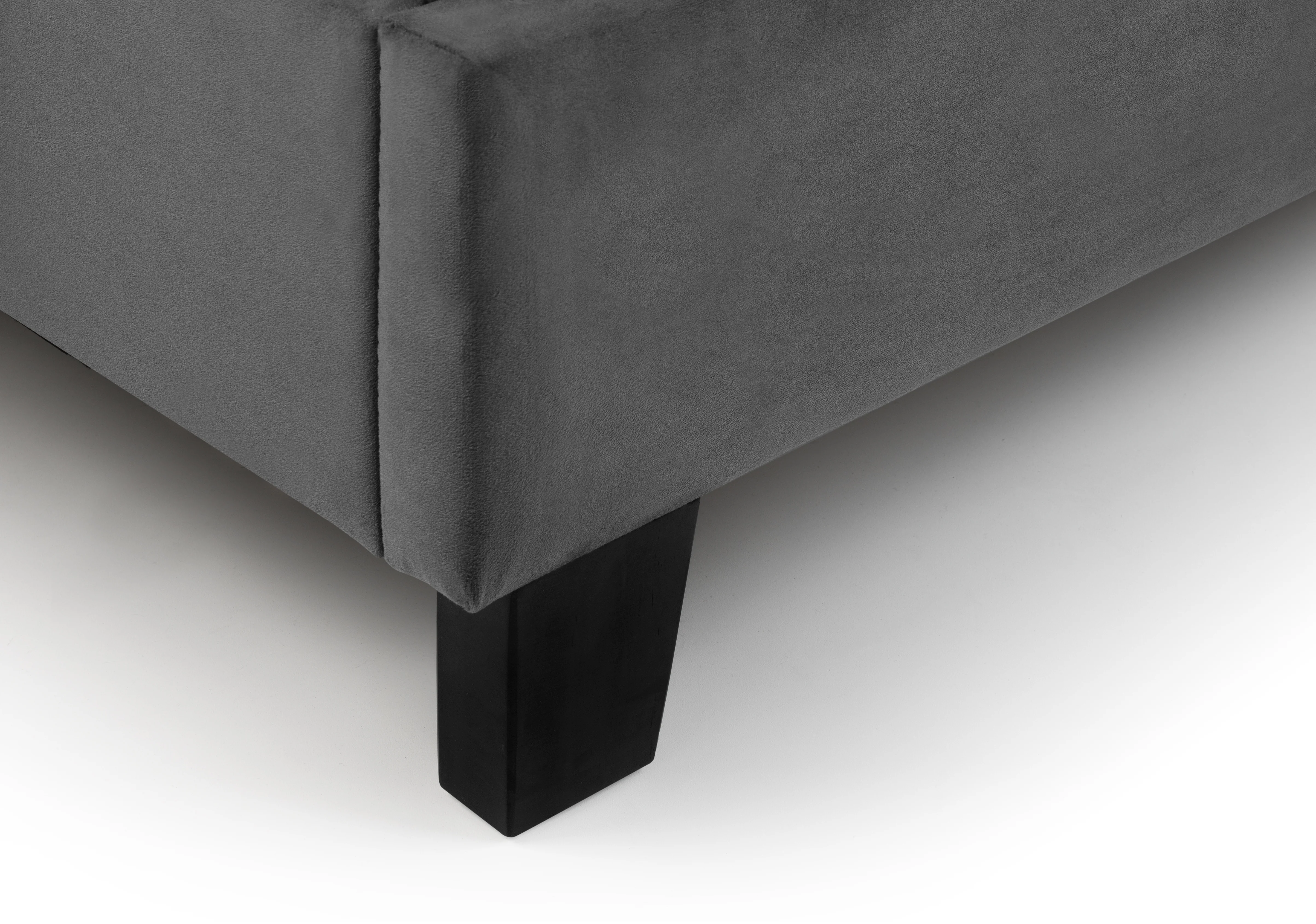 Rosa 90cm Single Bed - Grey - Image 4