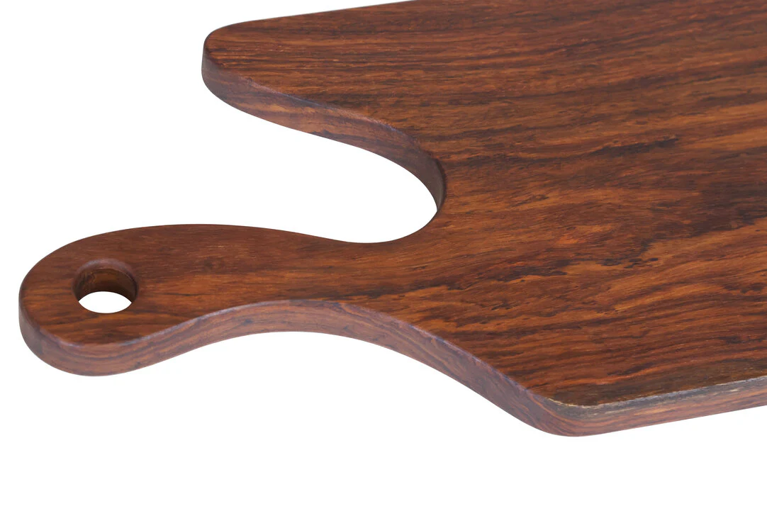 Rosi Tropical Rosewood Serving or Cutting Board in Organic Shape and Natural Finish - Image 2