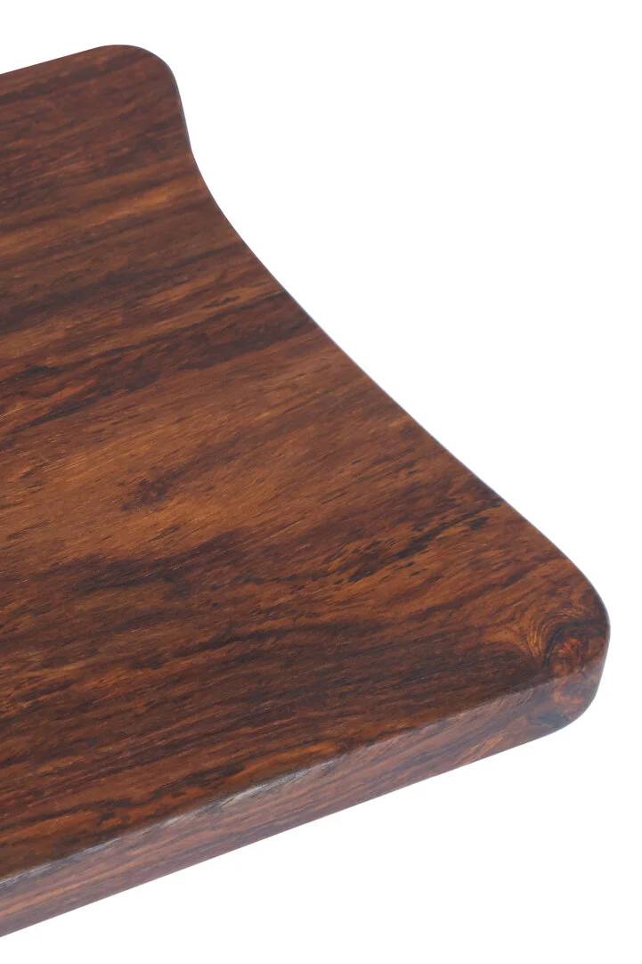 Rosi Tropical Rosewood Serving or Cutting Board in Organic Shape and Natural Finish - Image 3