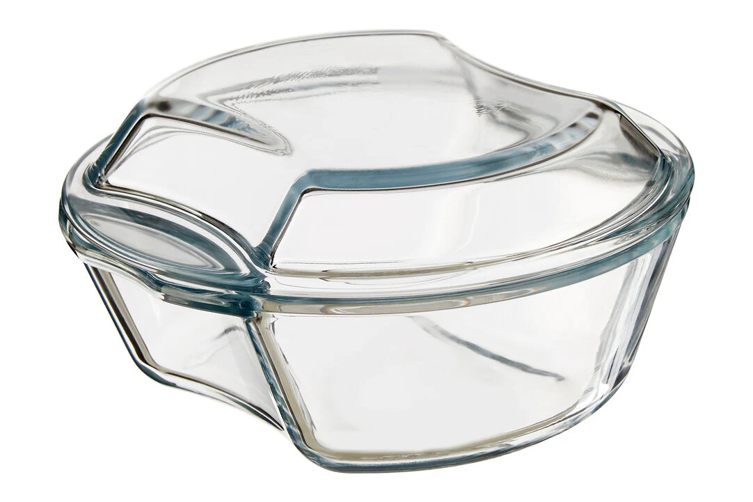 Round Glass Casserole Dish - Image 2