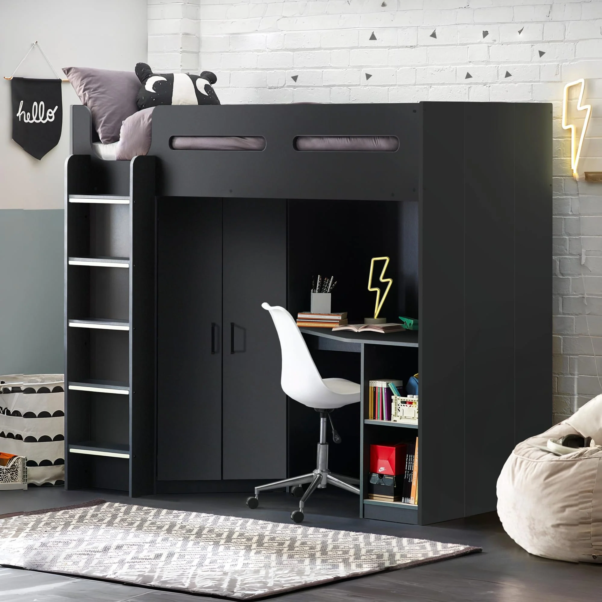 SAMSON HIGH SLEEPER - ANTHRACITE
