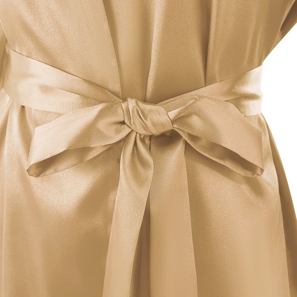 Satin Dressing Gown Wedding Party Robe - Image 5