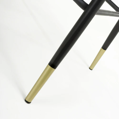 Savanna Brushed Velvet Black Bar Stool - Set Of 2 - Image 9