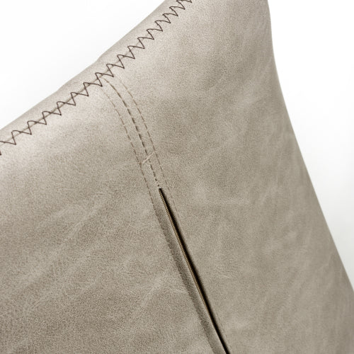 Serena Leather Effect Mink Bar Stool - Set Of 2 - Image 8
