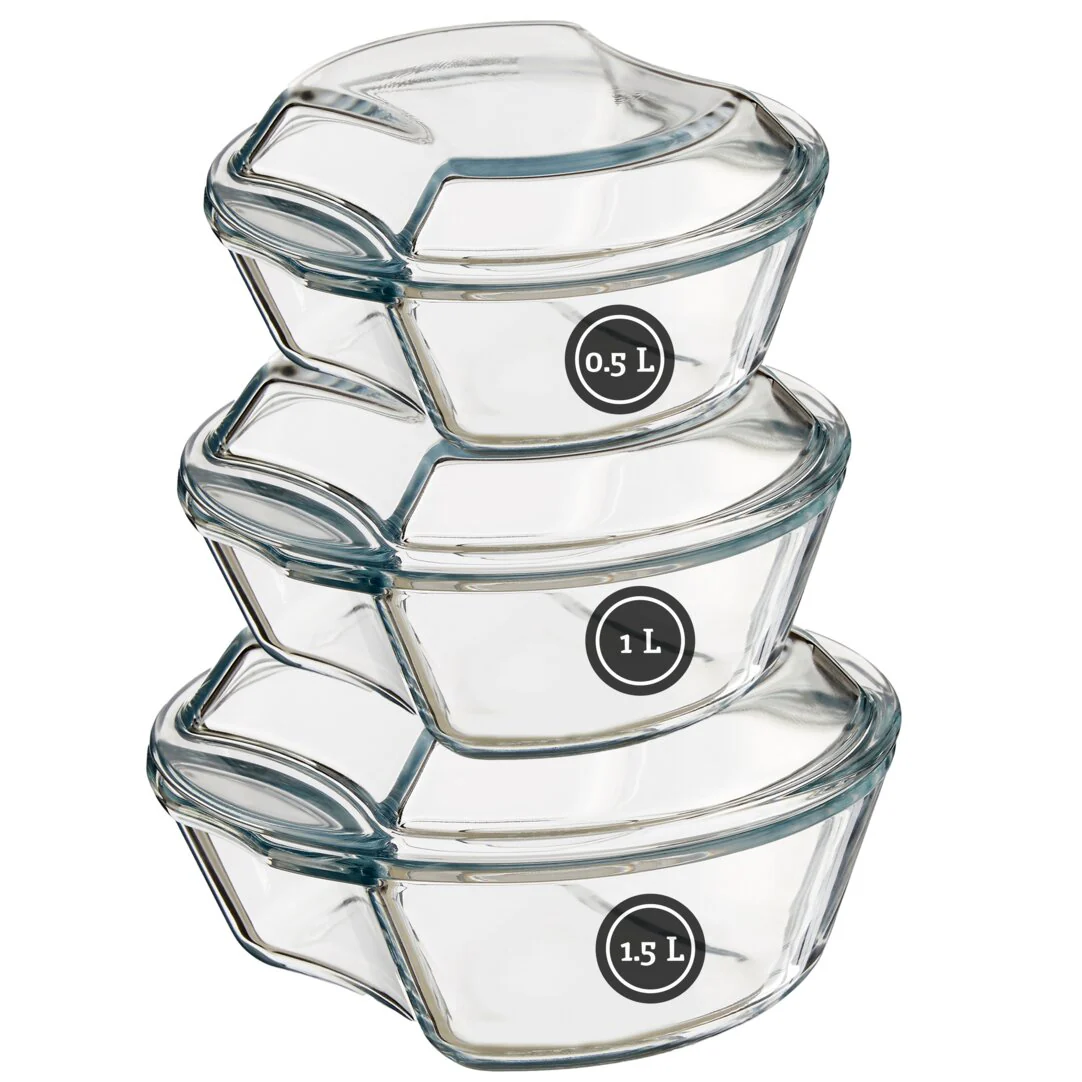 Set Of Three Casserole Dishes - Image 5