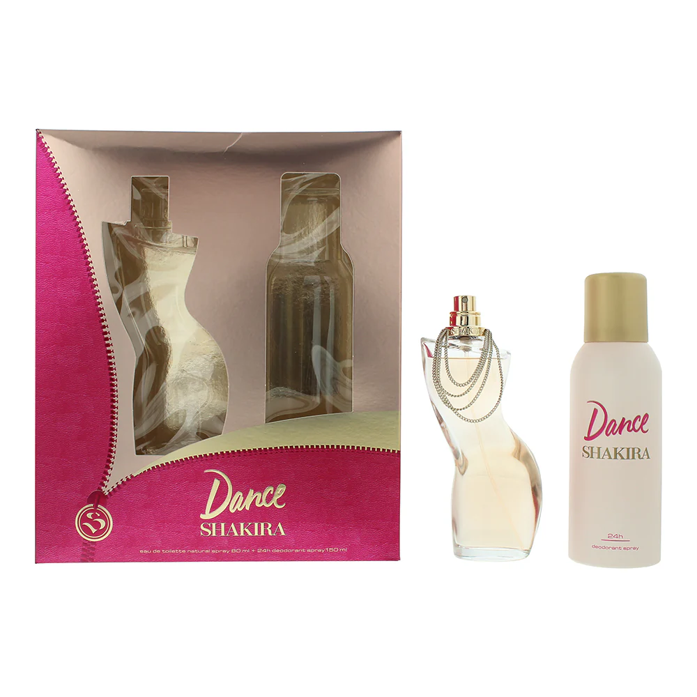 Shakira Dance 2 Piece Gift Set: Eau de Toilette 80ml - Deodorant Spray 150ml