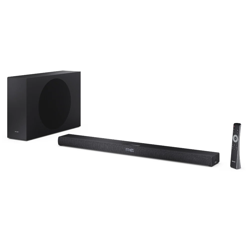 Sharp 2.1 360W Dolby Atmos / DTS Virtual:X Ultra-Slim Soundbar & Subwoofer - Image 13