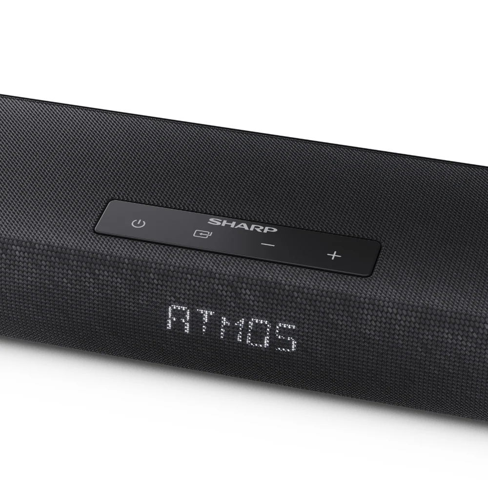Sharp 2.1 360W Dolby Atmos / DTS Virtual:X Ultra-Slim Soundbar & Subwoofer - Image 8