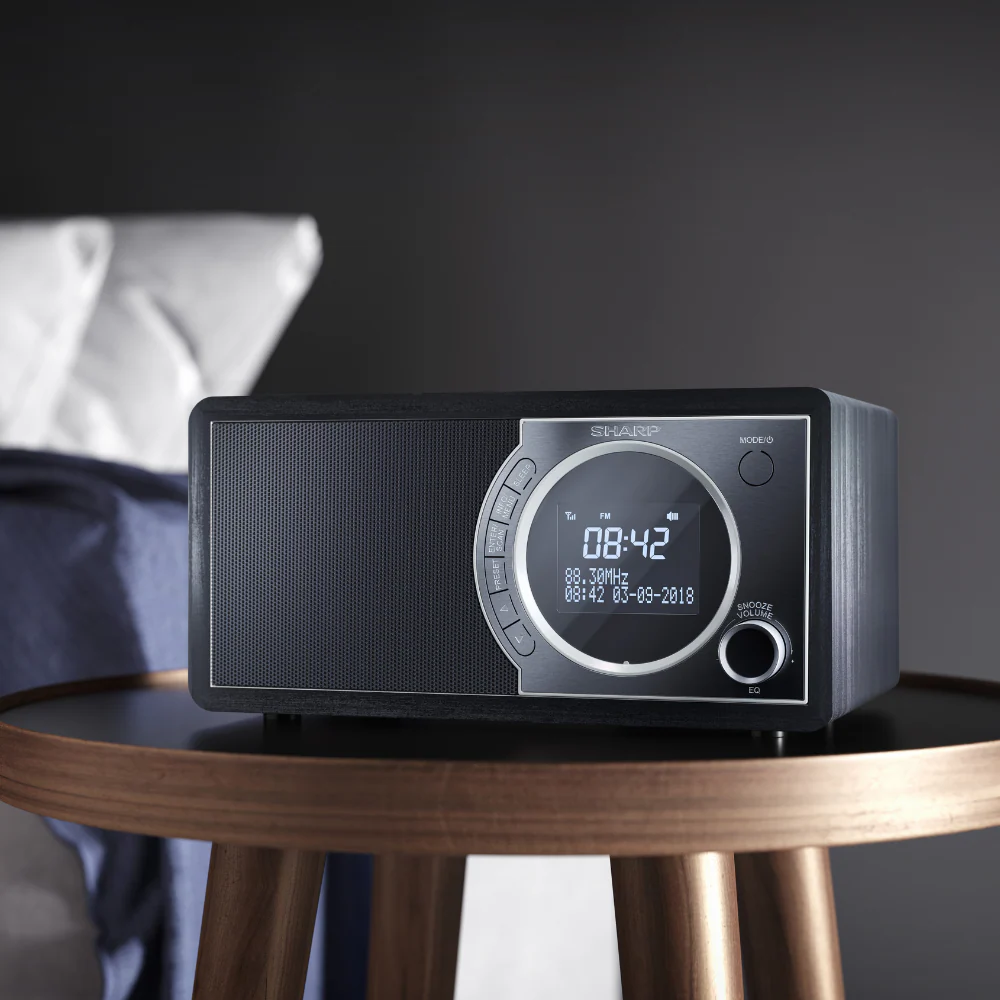 Sharp Mono Digital Radio - Black - Image 2