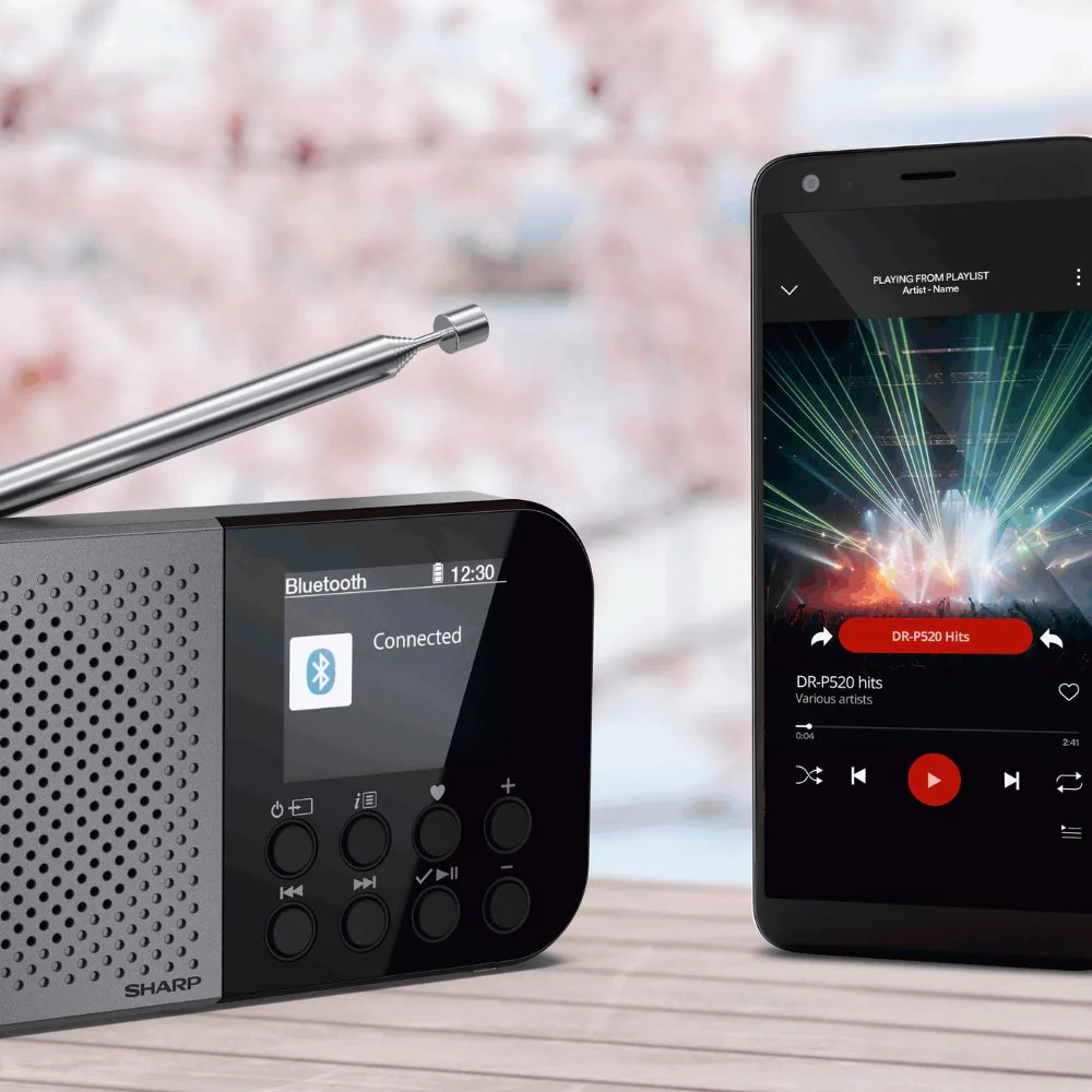 Sharp Osaka Pocket Radio - Storm Grey - Image 4