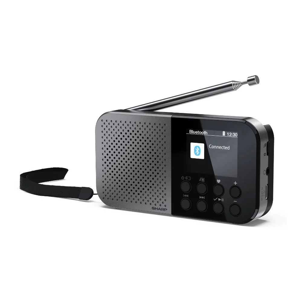 Sharp Osaka Pocket Radio - Storm Grey - Image 5
