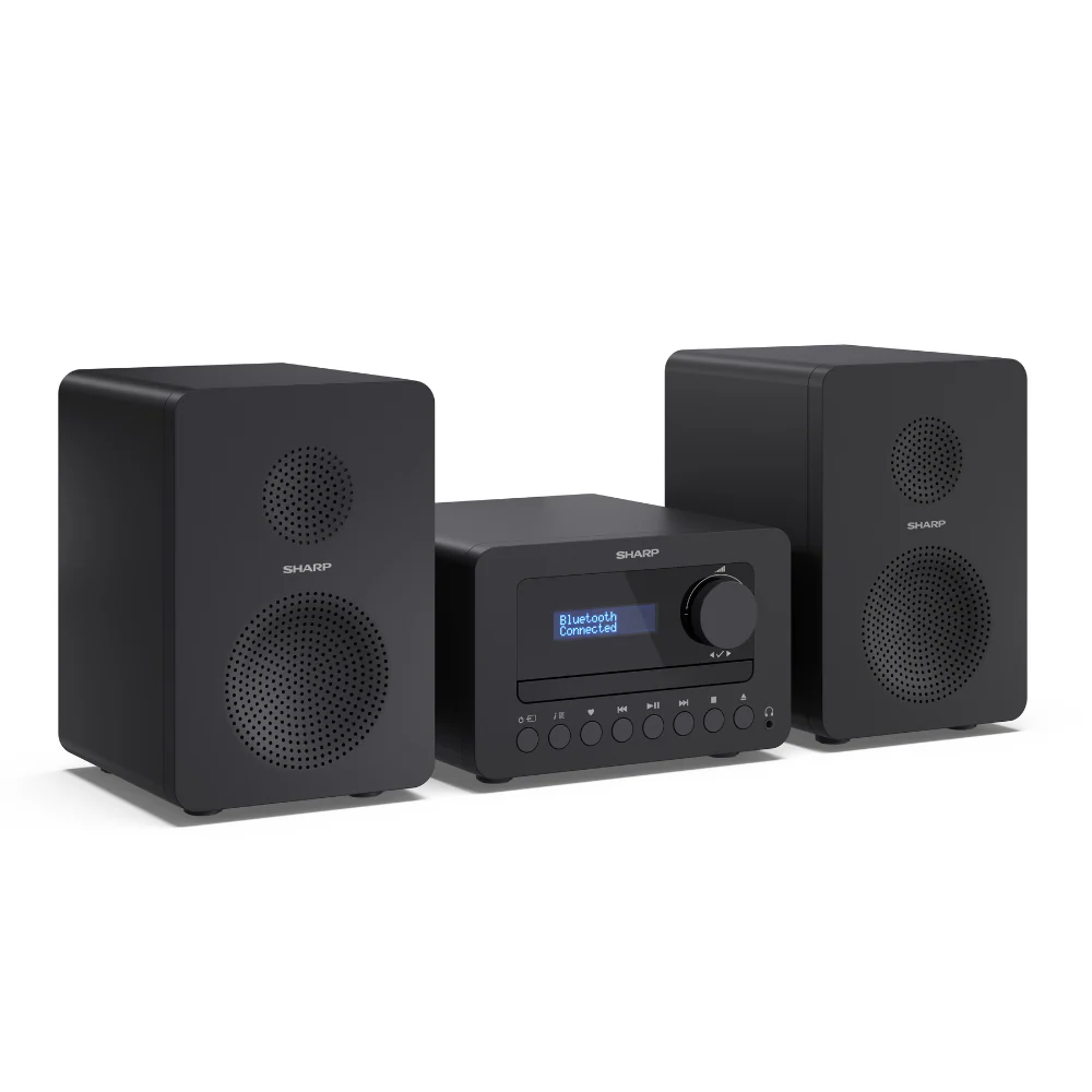 Sharp Tokyo FM Hi-Fi Micro System - Black