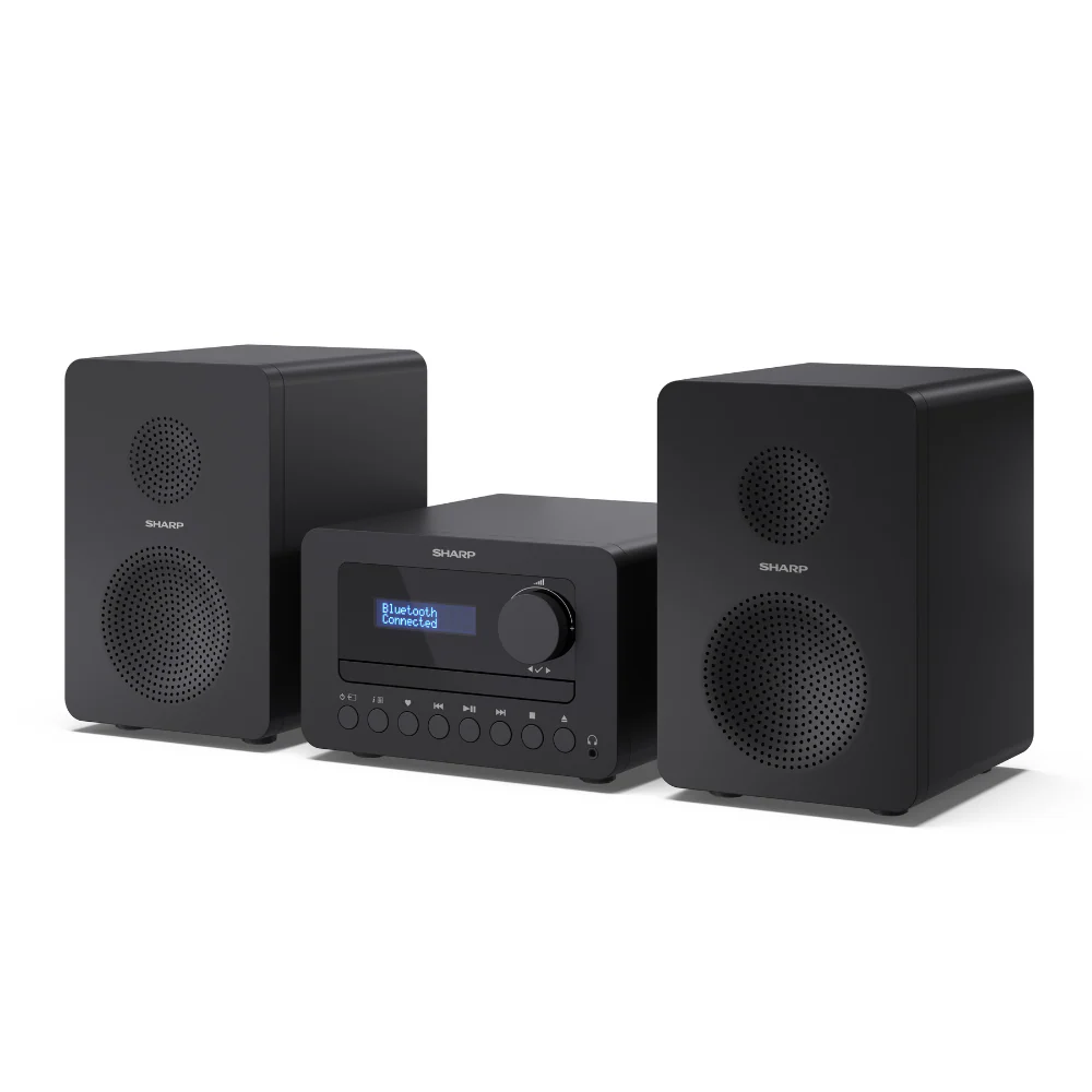 Sharp Tokyo FM Hi-Fi Micro System - Black - Image 2