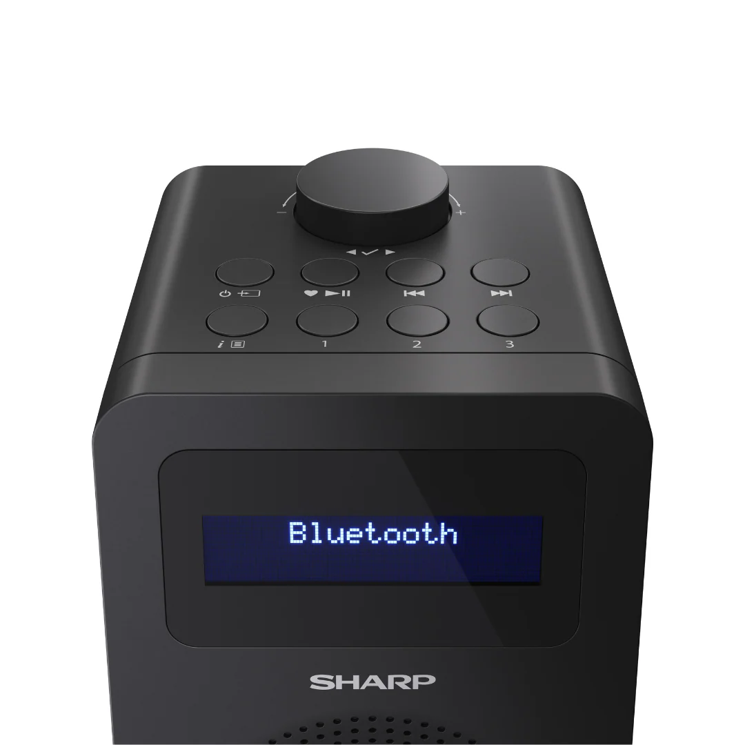 Sharp Tokyo Mono DAB+ Radio - Midnight Black - Image 3