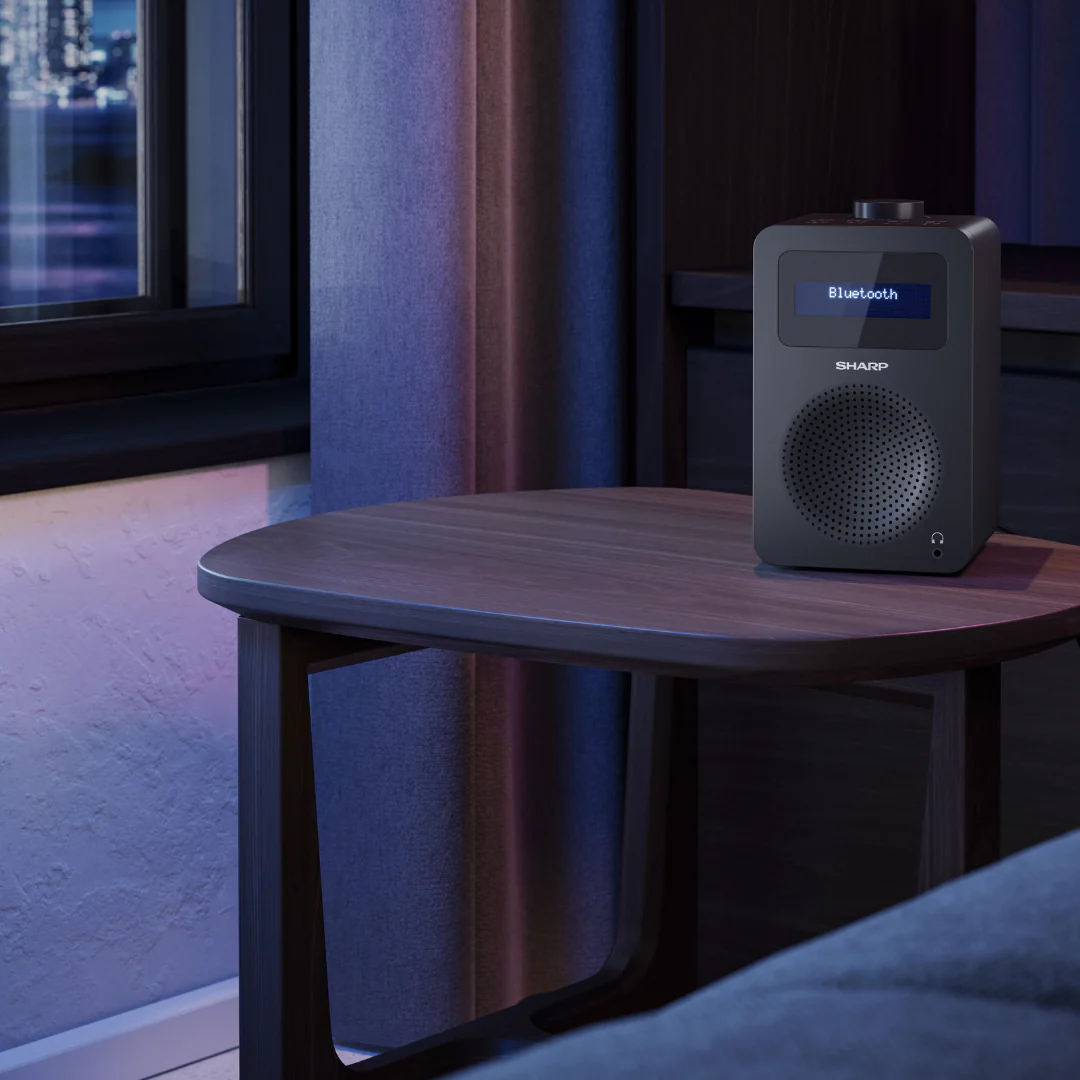 Sharp Tokyo Mono DAB+ Radio - Midnight Black - Image 8