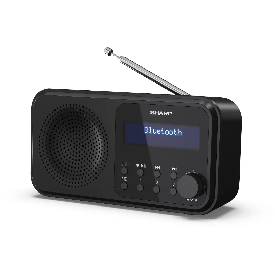 Sharp Tokyo Portable Radio - Midnight Black