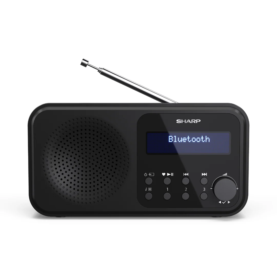 Sharp Tokyo Portable Radio - Midnight Black - Image 3