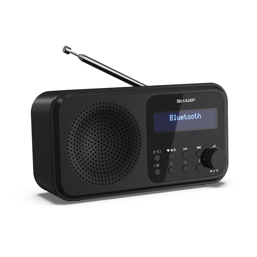 Sharp Tokyo Portable Radio - Midnight Black - Image 5