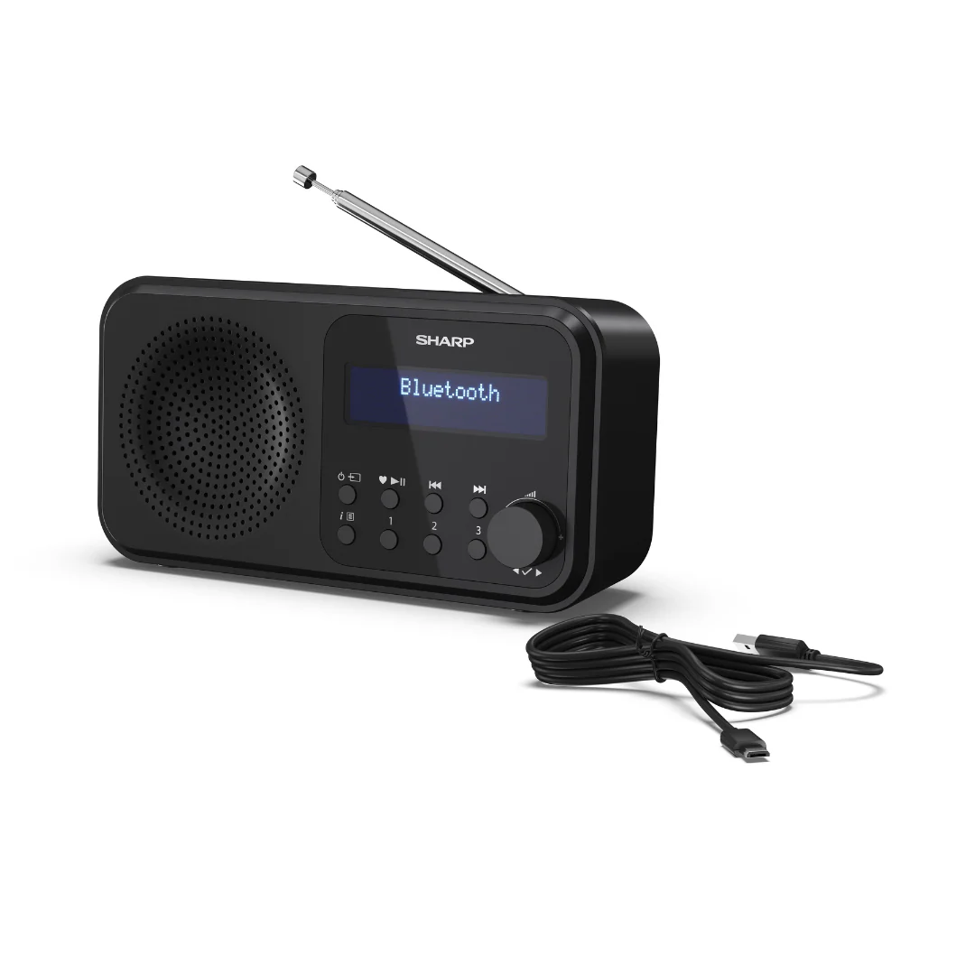 Sharp Tokyo Portable Radio - Midnight Black - Image 7