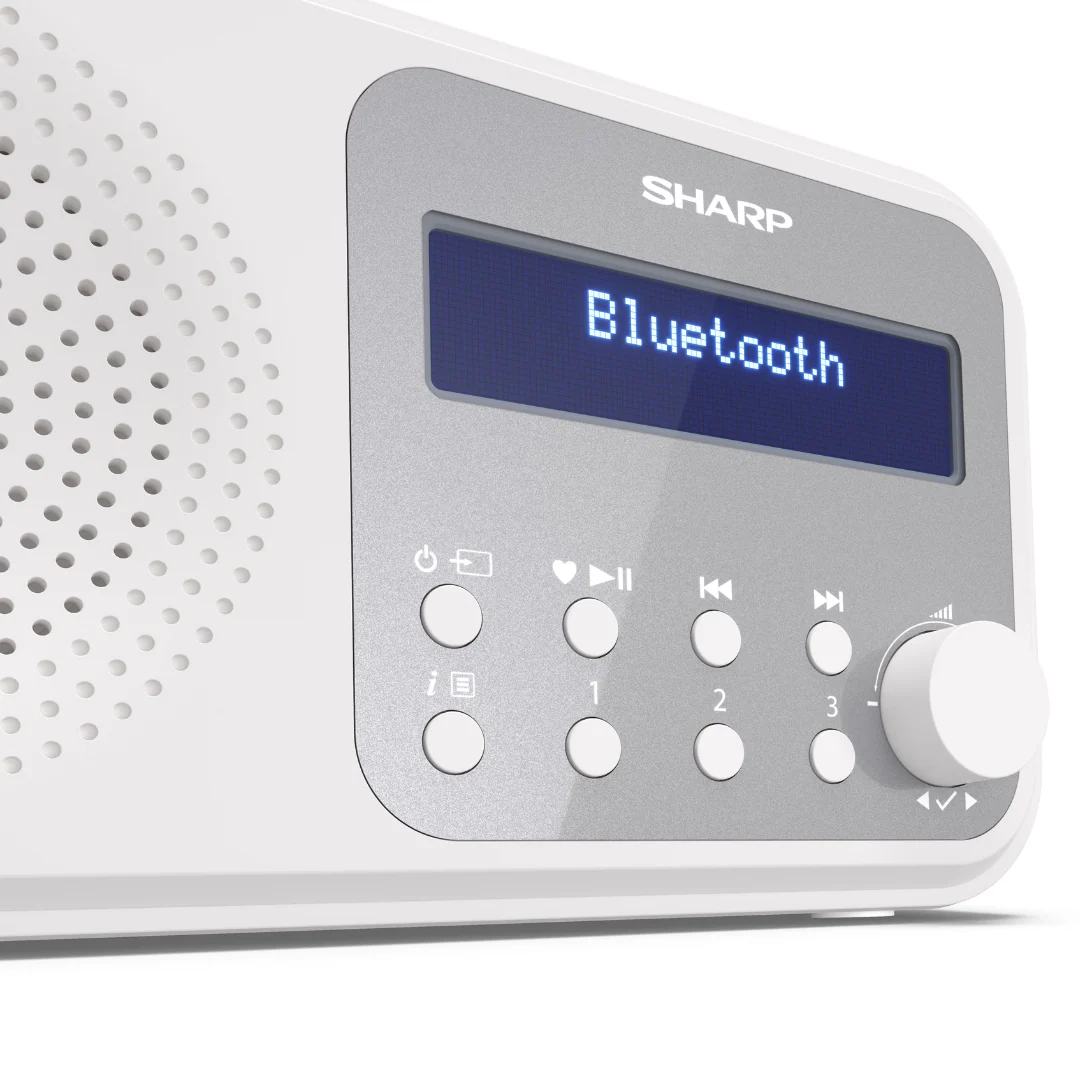 Sharp Tokyo Portable Radio - Snowy White - Image 5