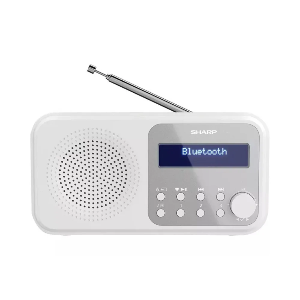 Sharp Tokyo Portable Radio - Snowy White - Image 9