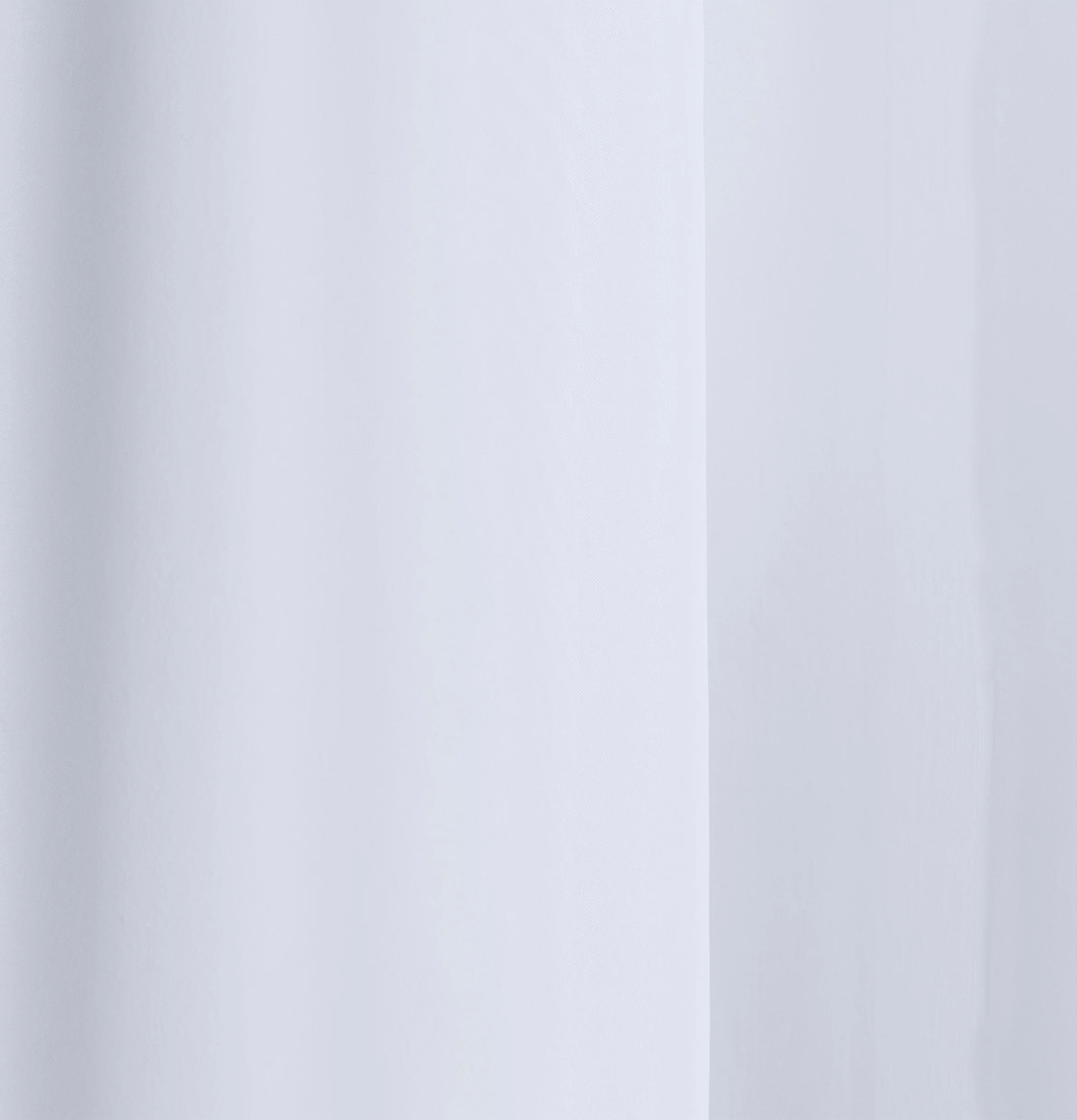 Sheer White Plain Woven Voile Slot Top Curtain Panel Pair - Image 3