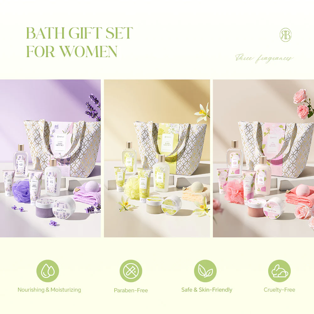 Sheonly 10pcs Scented Spa Bath Gift Set - Image 3