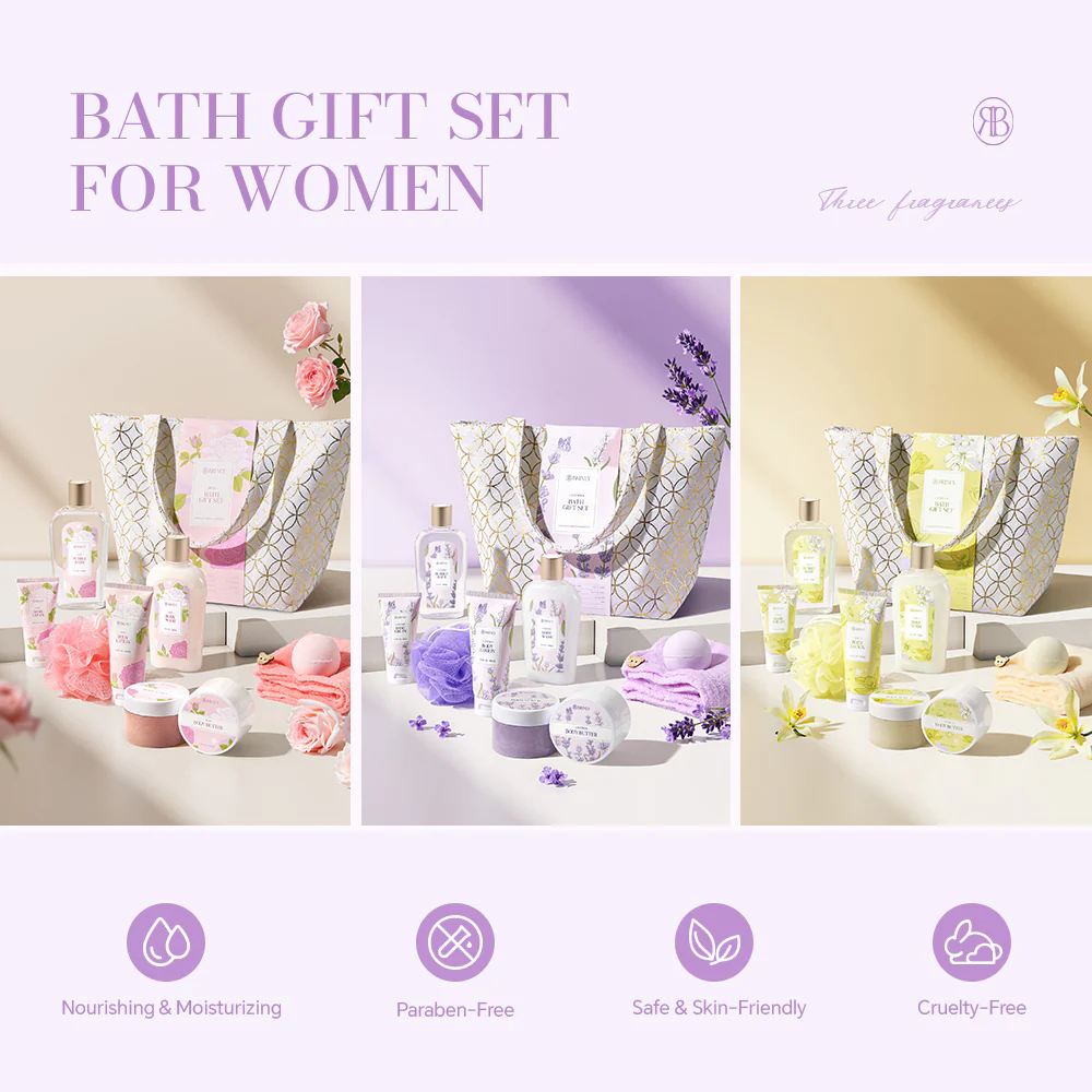 Sheonly 10pcs Scented Spa Bath Gift Set - Image 5