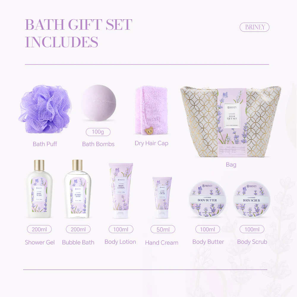 Sheonly 10pcs Scented Spa Bath Gift Set - Image 7
