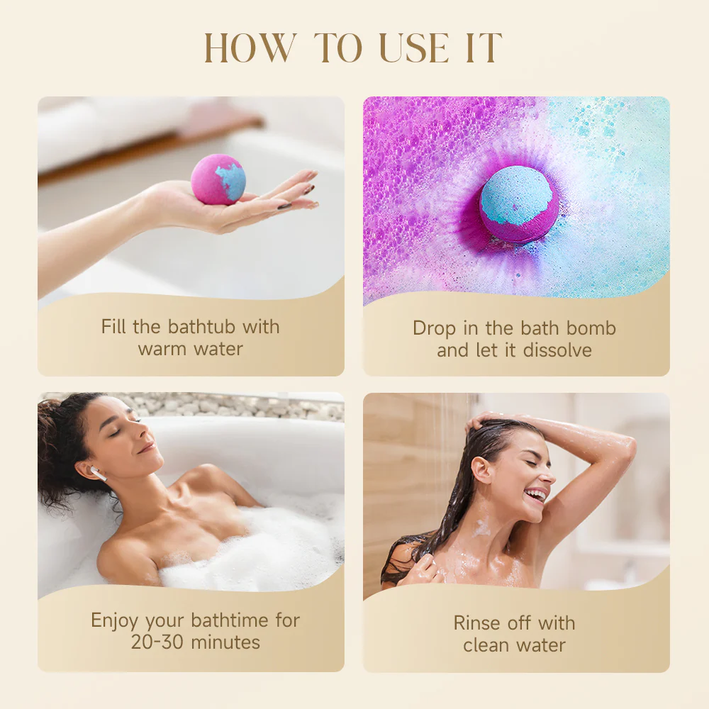 Sheonly 12Pcs DIY Three-Layered Bath Bombs - Image 7