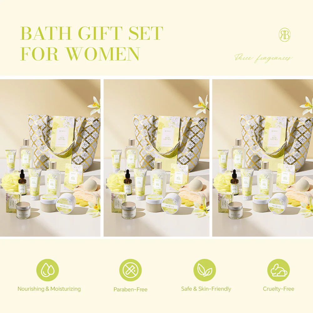 Sheonly 15pcs Scented Spa Bath Gift Set - Image 5
