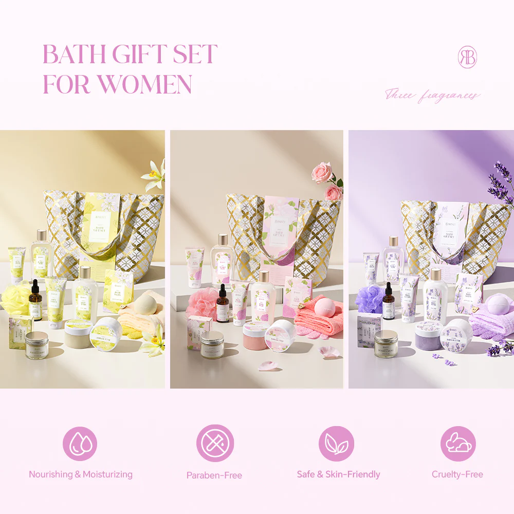 Sheonly 15pcs Scented Spa Bath Gift Set - Image 6