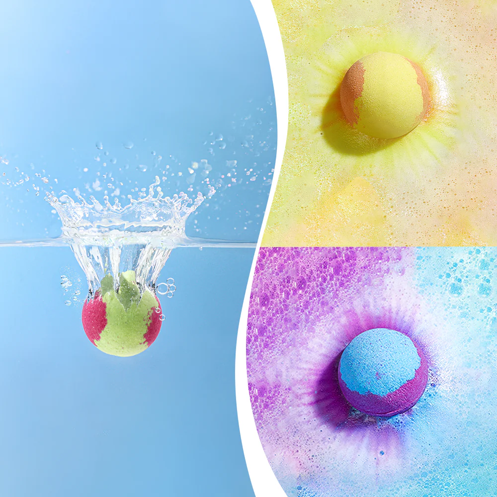Sheonly 24Pcs DIY Three-layered Bath Bombs - Image 6