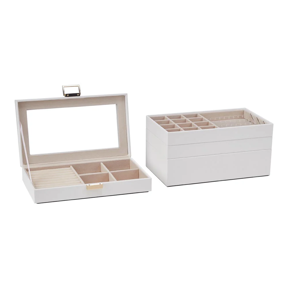 Sheonly 4-Tier Jewellery Storage Box With Transparent Lid - Image 5