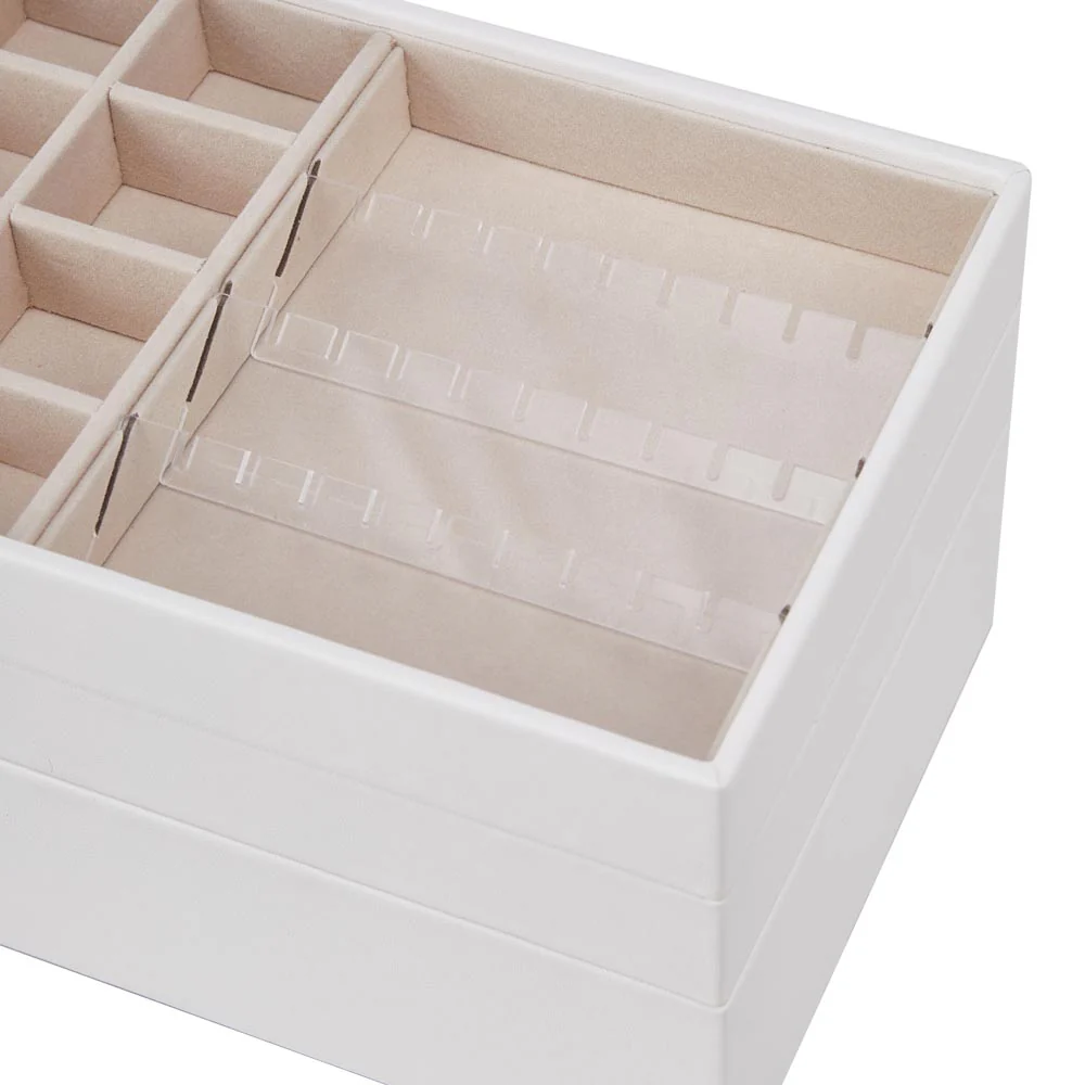 Sheonly 4-Tier Jewellery Storage Box With Transparent Lid - Image 8