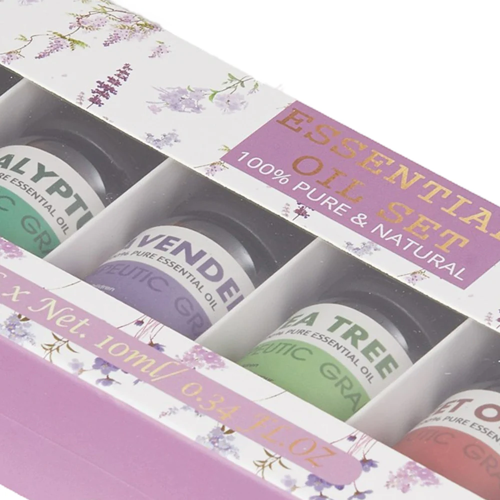 Sheonly 6 Bottles 10ml Aromatherapy Diffuser Scented Essential Oil Set - Image 7