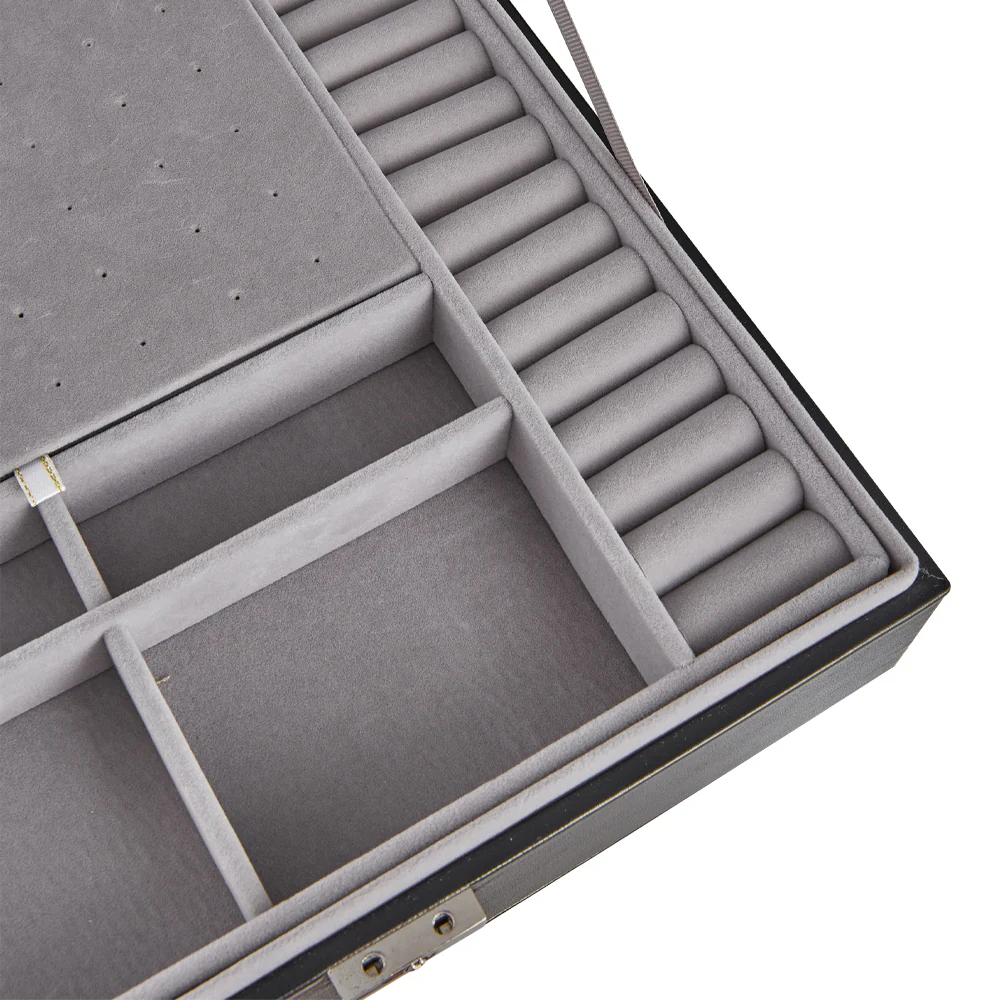 Sheonly Double Tier Travel Jewelry Storage Box - Image 8