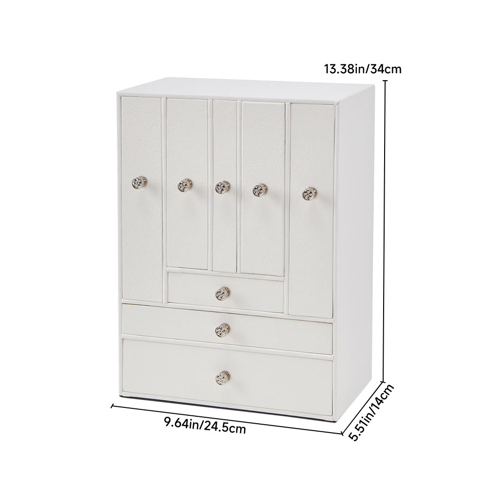 Sheonly Free Standing Faux Leather Jewellery Box - Image 11