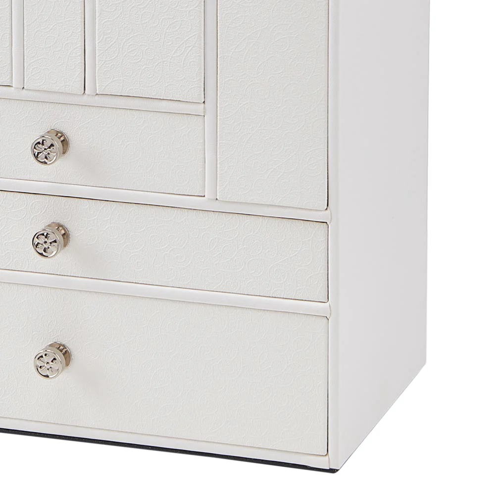 Sheonly Free Standing Faux Leather Jewellery Box - Image 7
