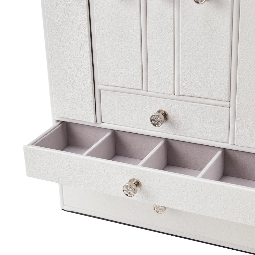 Sheonly Free Standing Faux Leather Jewellery Box - Image 9
