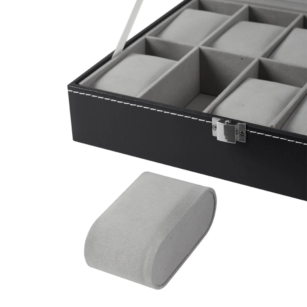 Sheonly High quality Faux Leather Watch Case with 10 Slots - Image 6