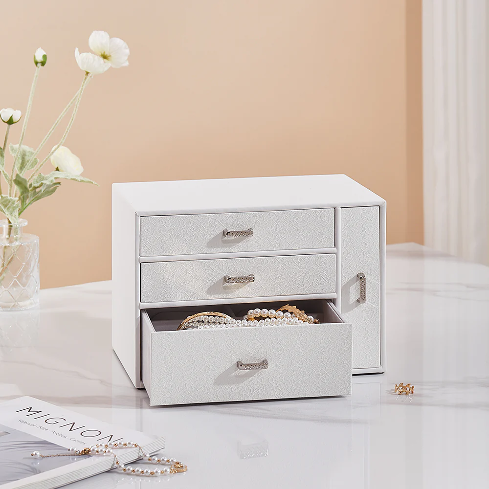 Sheonly Jewellery Box Organizer With Display Window - Image 2
