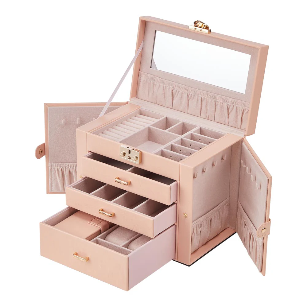 Sheonly Jewellery Box Organizer with Large Capacity - Image 4