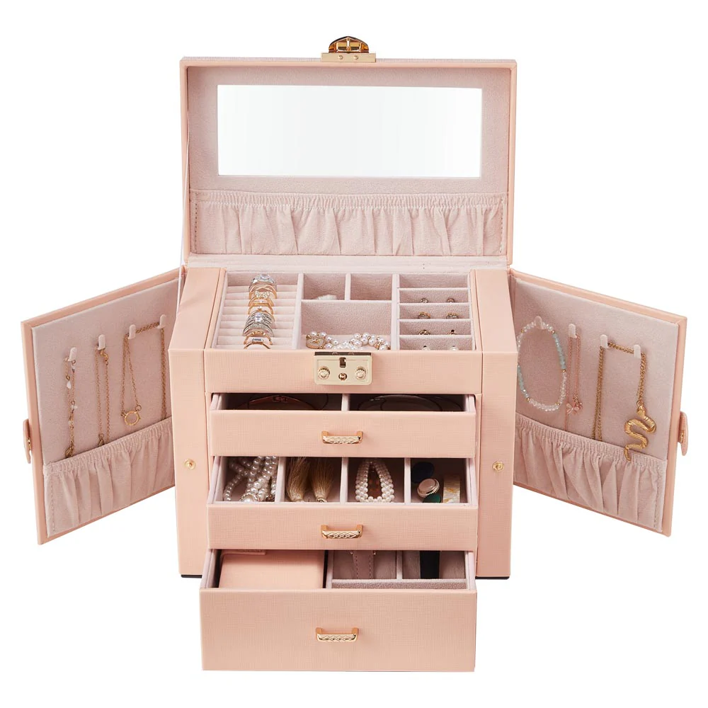 Sheonly Jewellery Box Organizer with Large Capacity - Image 5