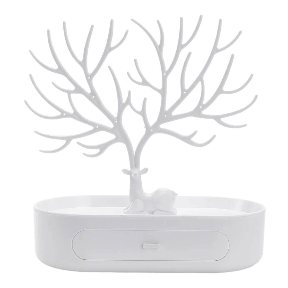 Sheonly Plastic Antlers Tree Jewelry Organizer Stand - Image 3